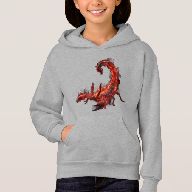 Blazing Scorpion Mythical Creature Fantasy Art (Frente)