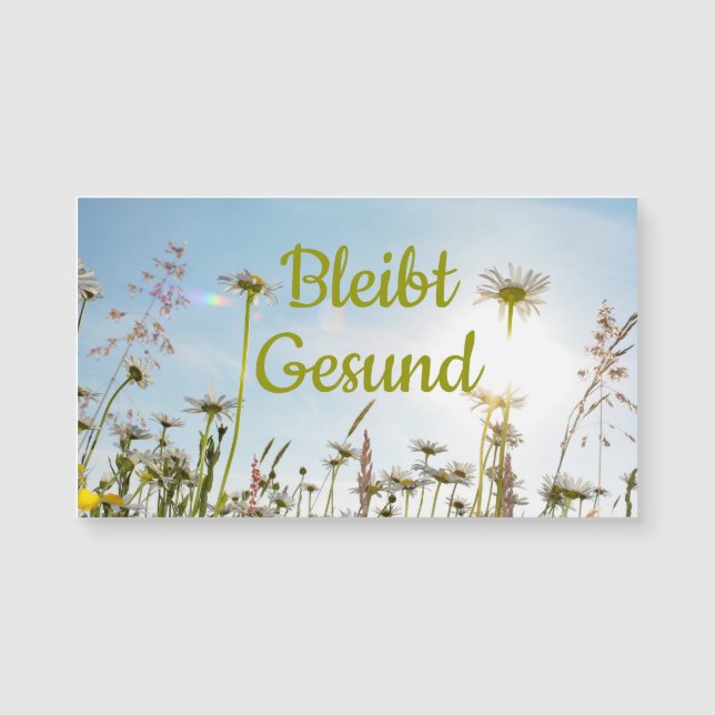Bleibt Gesund - (Frente)