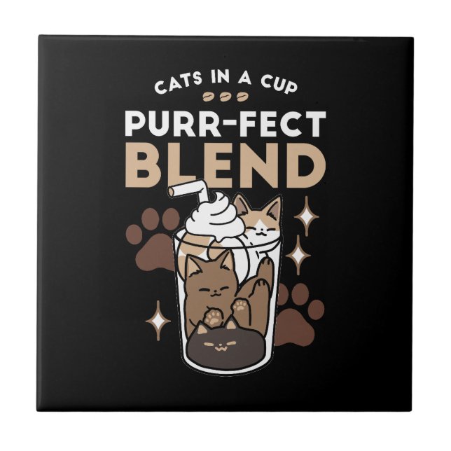 Blend Puro: Design de café para Cat & Café (Frente)
