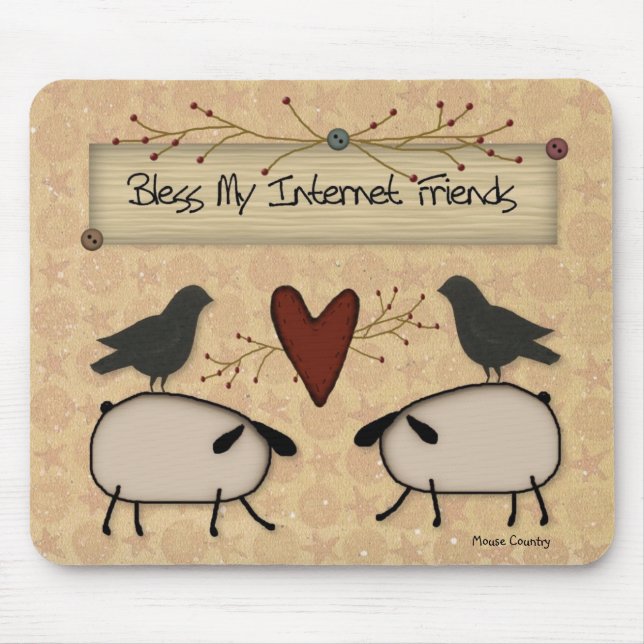 Bless Internet Friends Mousepad (Frente)
