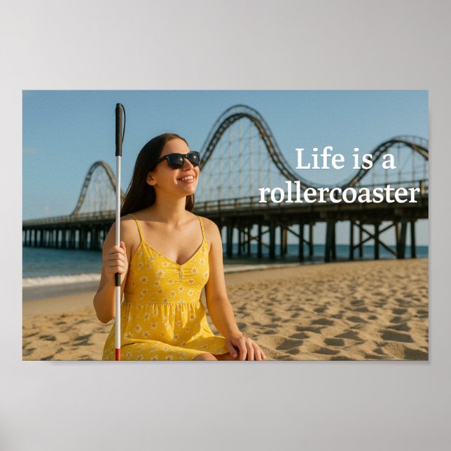 Blind Awareness Summer Poster Life is ... (Frente)