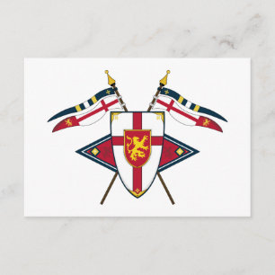 Blindagem medieval e placa RSVP de Sinalizadores
