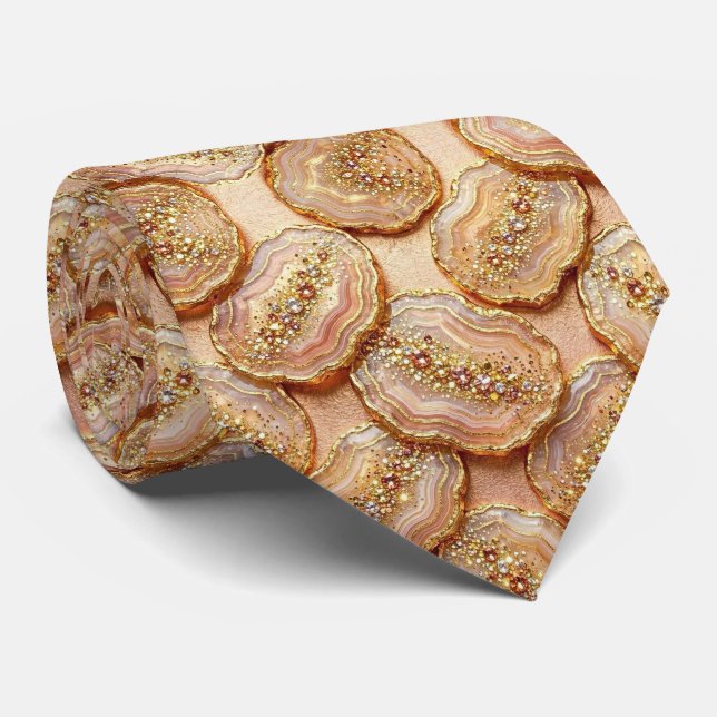 Bling & Sparkle | Colar de Gravata em Geodo de Our (Rolled)