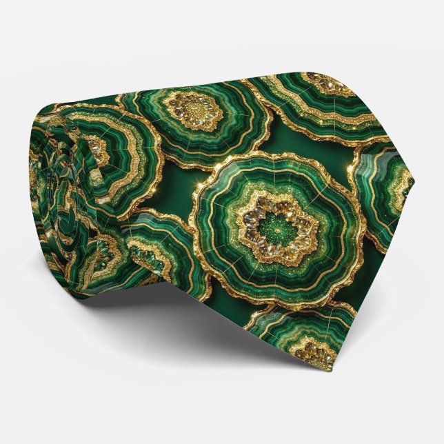 Bling & Sparkle | Floresta Verde Gravata de Pescoç (Rolled)