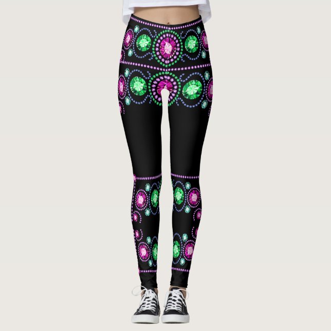Bling Up Zazzle Leggings (Frente)