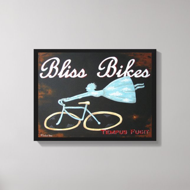 Bliss Bikes Canvas por Biddybrain (Frente)
