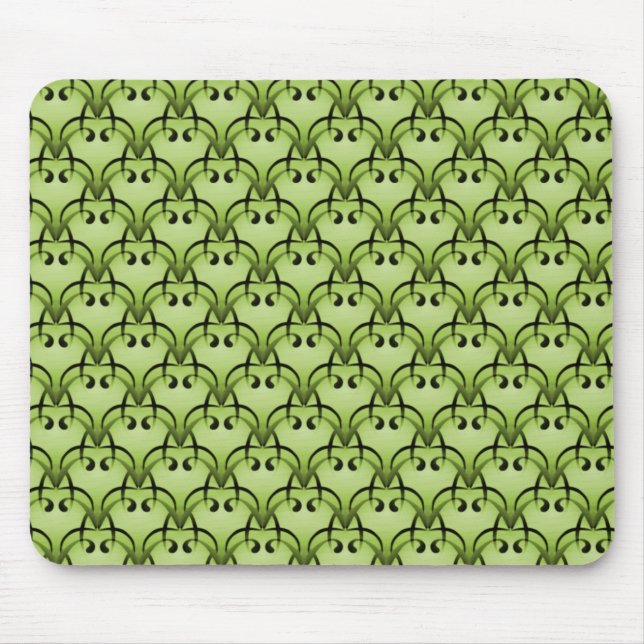 Bliss Mousepad Leve Verde E Sofisticado (Frente)