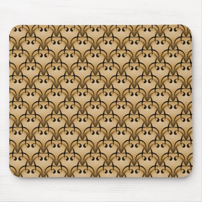 Bliss Mousepad Sofisticado e Dourado (Frente)