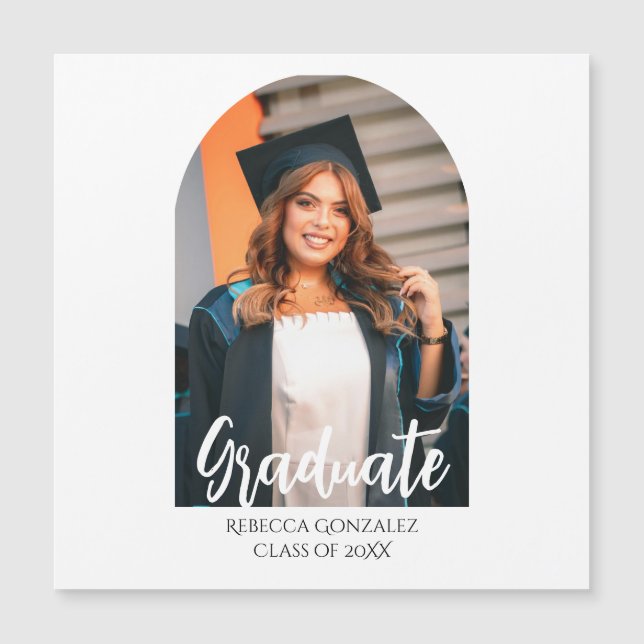 Blissful Graduation Invitation Card (Frente)