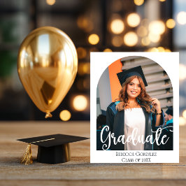 Blissful Graduation Invitation Card