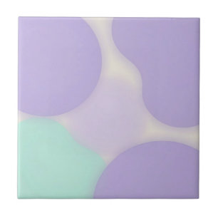 Blob Abstrato Orgânico Lavanda Pastel