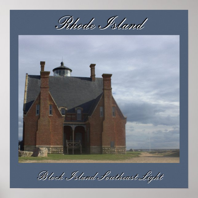 Block Island Southeast Light Poster (Frente)
