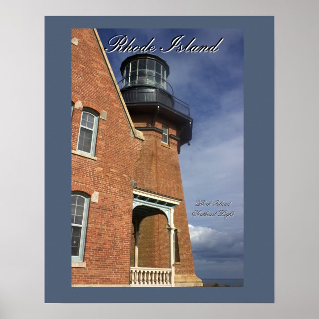 Block Island Southeast Light Poster (Frente)
