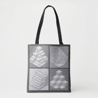 Blocks Maze Quebra-cabeça Tote Bag