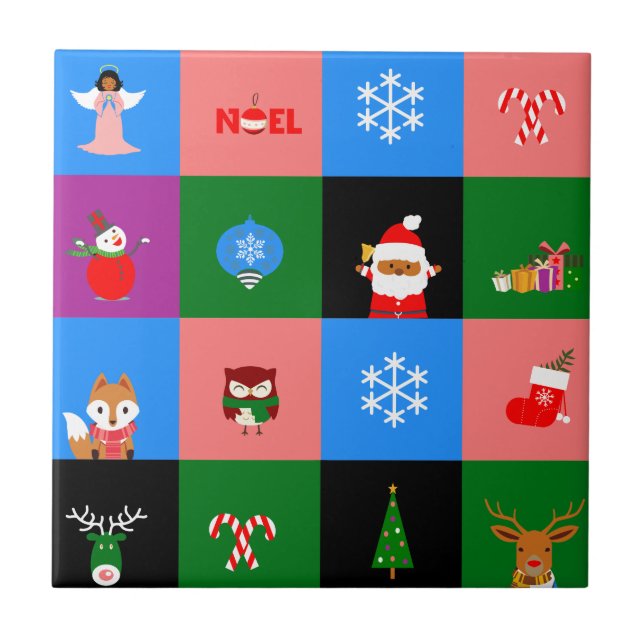 bloco colorobloco africano santa (Frente)