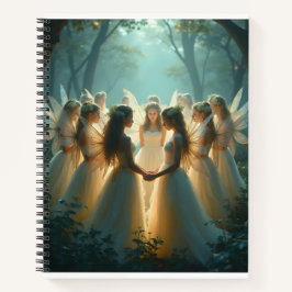 Bloco de Anotações Espirais de Fadas