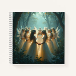 Bloco de Anotações Espirais de Fadas