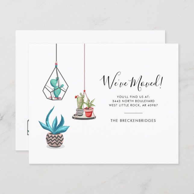 Bloco de Anúncio de Endereço Movimentado do Orçame (Frente/Verso)