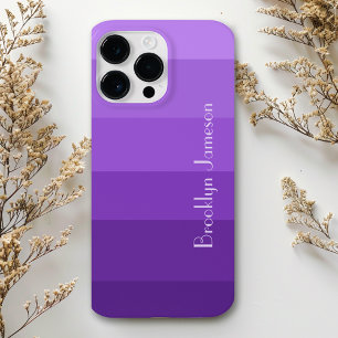 Bloco de Cor do Gradiente Roxo Chic Personalizado