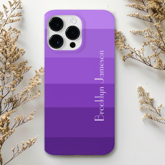 Bloco de Cor do Gradiente Roxo Chic Personalizado
