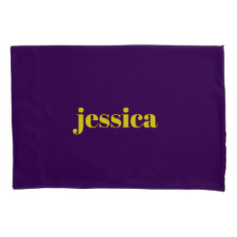 Bloco de cor nome personalizado minimalista