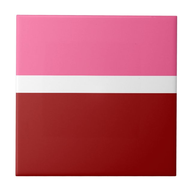 Bloco de Cor Rosa Branco Marrom Vermelho (Frente)