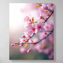 Bloco de Foto Acrílico Pink Blossom