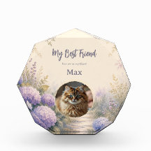 Bloco de Foto de Memorial de Pet Personalizado