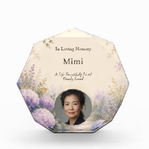 Bloco de Foto Memorial Personalizado | Aquarela