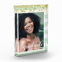 Bloco de Fotografias de Formando Verde e Dourado M