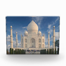 Bloco de fotos com a imagem de Taj Mahal