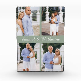 Bloco de Fotos de Colagem de 4 Fotos Personalizada
