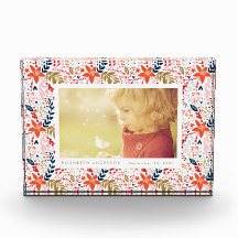 Bloco de Fotos de Natal Festivo Bonito