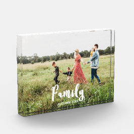 Bloco de Fotos Personalizado da Família