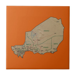 Bloco de Mapa do Níger