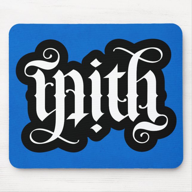 Bloco de Mousepad do Ambigram FlipScript (Frente)