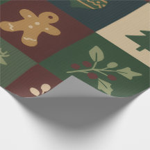 Bloco de Natal Papel de Presente de Natal