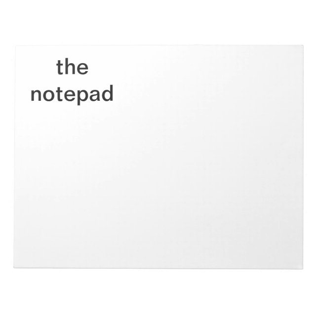bloco de notas (Frente)
