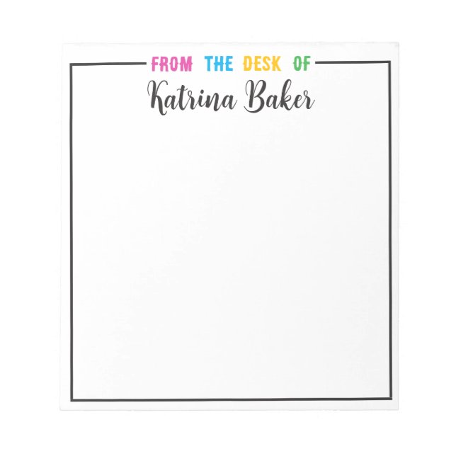 Bloco de notas (Frente)