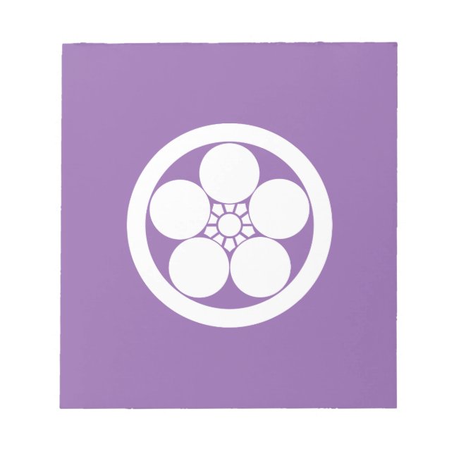 BLOCO DE NOTAS 丸に梅鉢 (Frente)