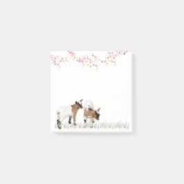 BLOCO DE NOTAS 花とかわいい子ヤギ♡