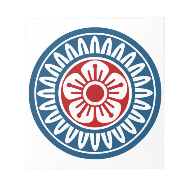 BLOCO DE NOTAS 麻雀牌 1筒 イーピン_ロゴのみ-01 (Frente)