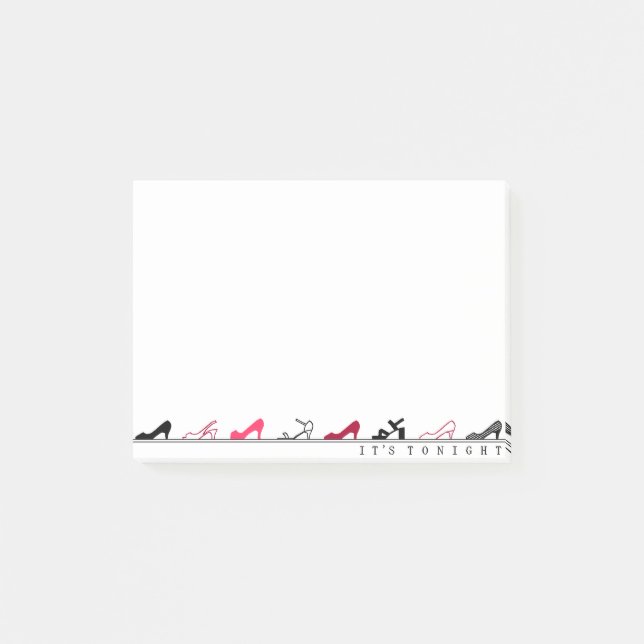 BLOCO DE NOTAS ＩＴ’Ｓ　ＴＯＮＩＧＨＴ (Frente)