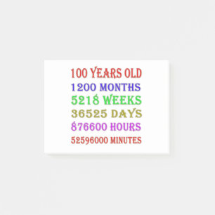 Bloco De Notas 100º aniversário