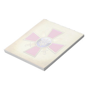Bloco De Notas [100] Emblema ucraniano das forças de terra