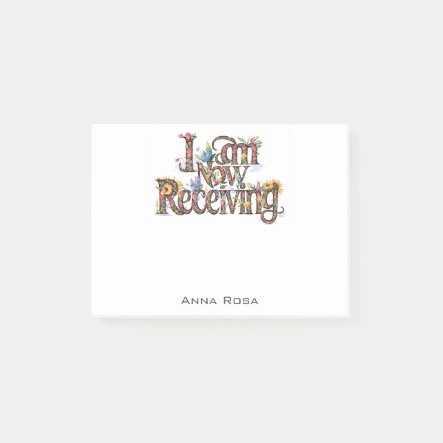 Bloco De Notas *~* 18 Floral ESTOU RECEBENDO AGORA A Manifestação (Frente)