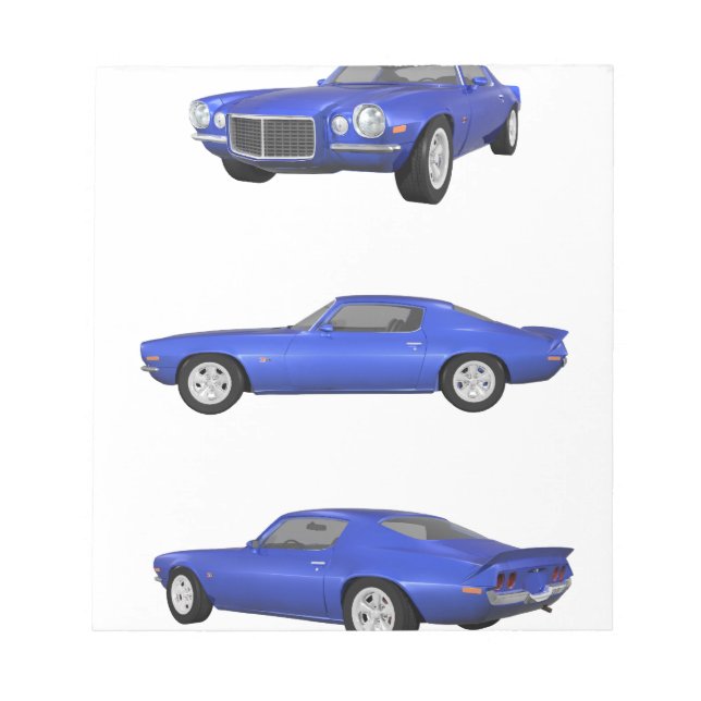 Bloco De Notas 1972 Camaro: (Frente)