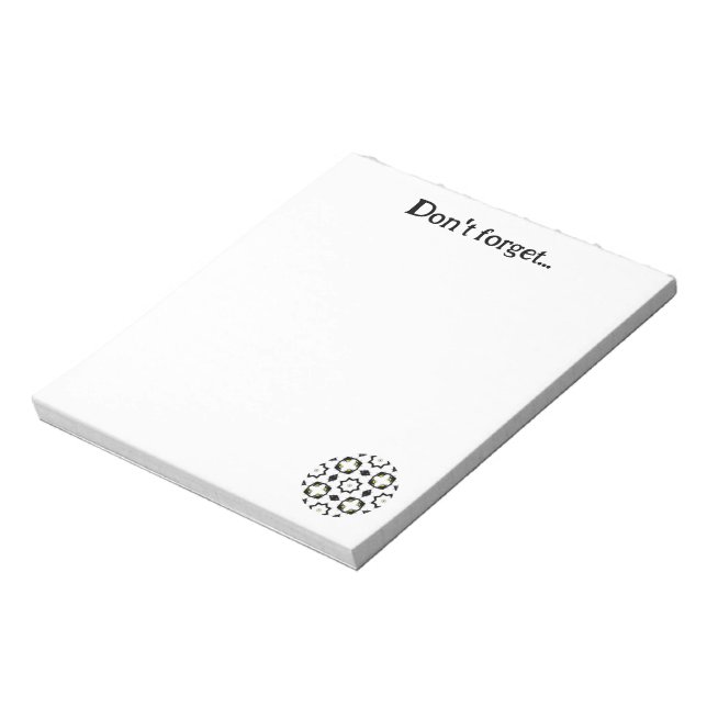 Bloco De Notas 19.ª parte do caleidoscópio (Invertido)