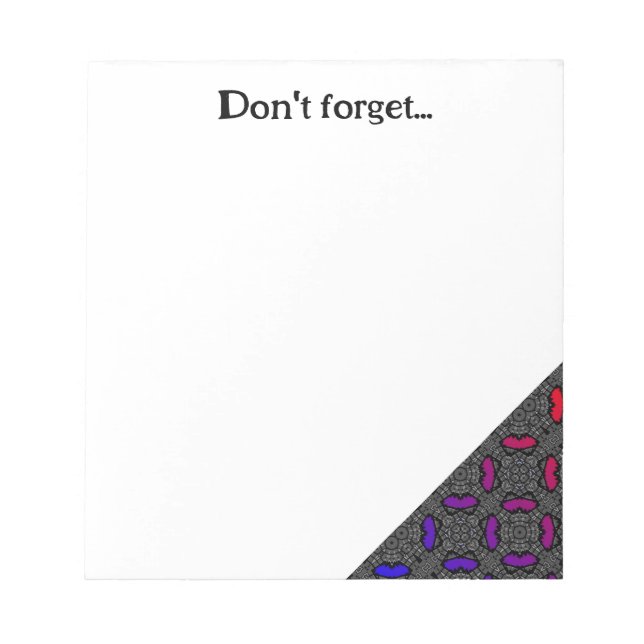 Bloco De Notas 19° volume do caleidoscópio (Frente)