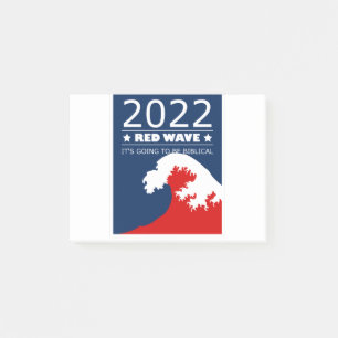 Bloco De Notas 2022 RED WAVE será bíblico